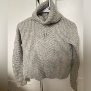 Light grey lambswool sweater